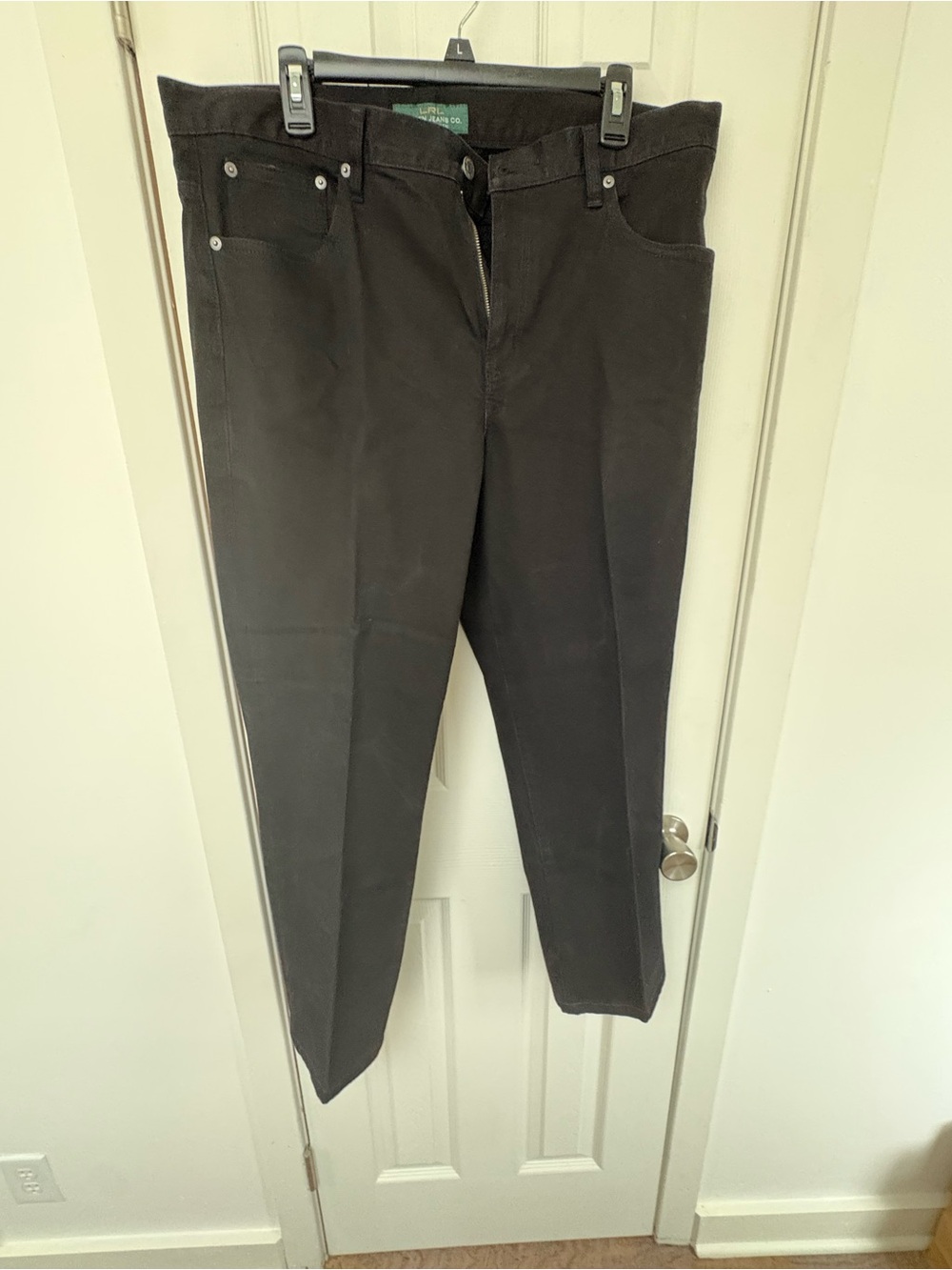 Ralph Lauren Black Jeans with Green Label